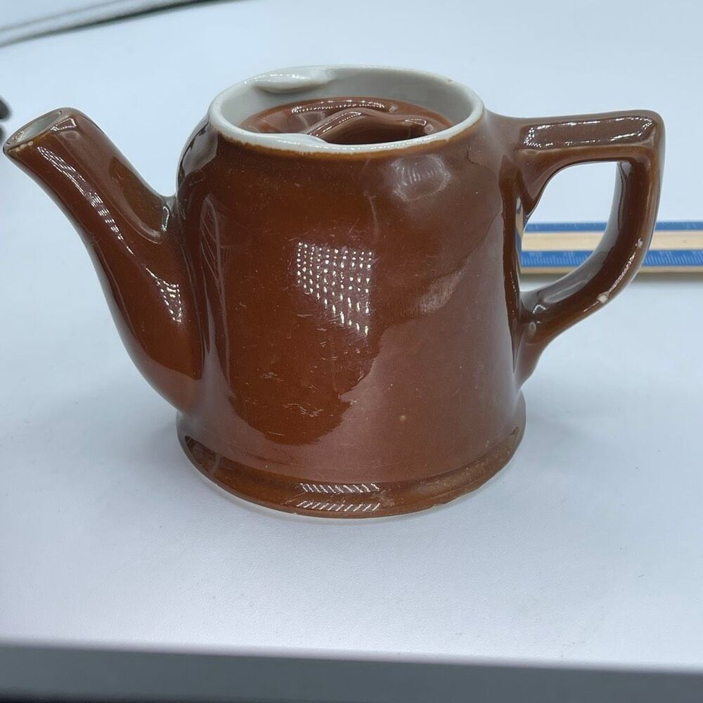 VTG Hall pottery “Boston” style individual teapot.